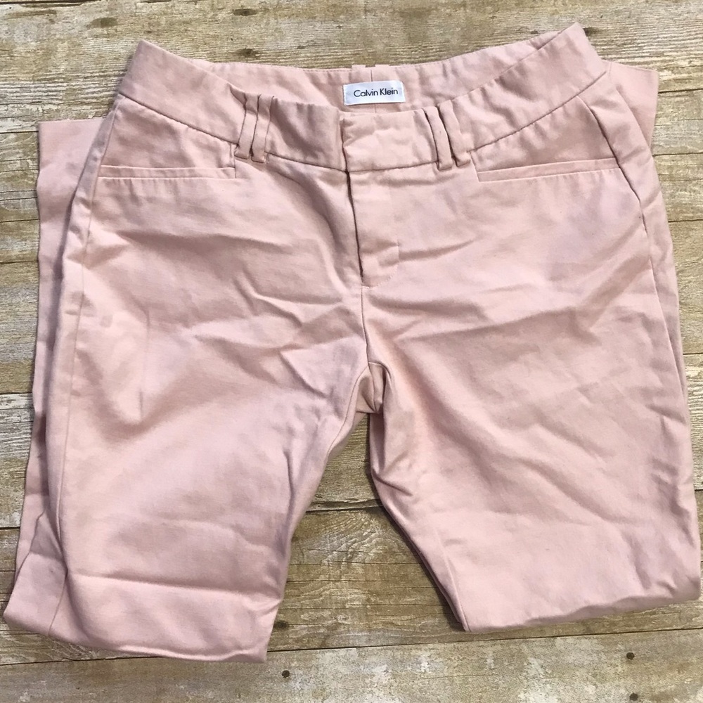 Calvin Klein Pink Dress Pants Size 4